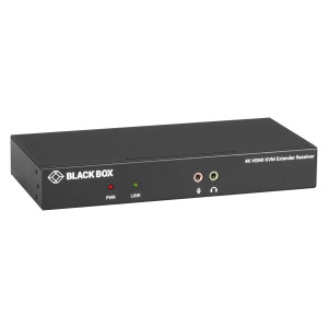 Black Box KVXLCHF-100-SFP-BUN1 KVM Extender Kit Bundle, 4K, HDMI, USB 2.0, Serial, Audio, Local Video